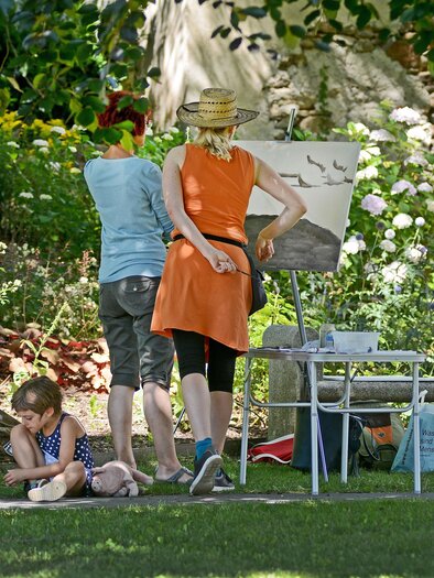 Kunst SSA_Malerei Schlosspark_Oststeiermark | © Styrian Summer Art