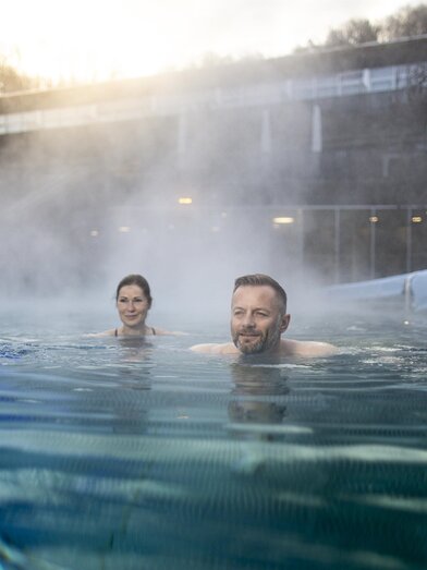 Die Therme der Ruhe Bad Gleichenberg im Winter | Tom Lamm | © Steiermark Tourismus