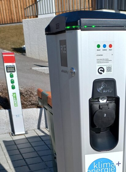 E-bike charging station in Schäffern | © Gemeinde Schäffern