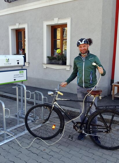Ladestation-E-Bike-Weißkirchen-Murtal-Steiermark | Marktgemeinde Weißkirchen | © Marktgemeinde Weißkirchen