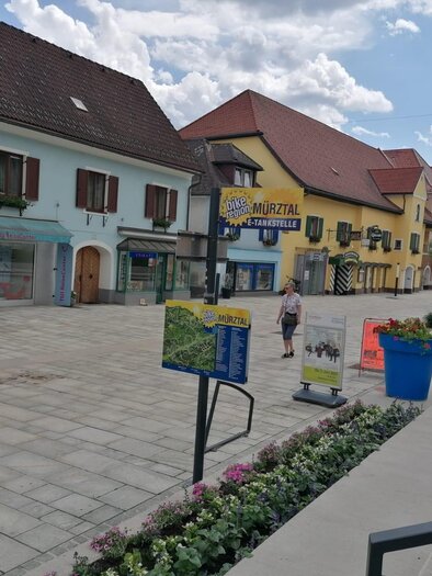 E-Bike Ladestation Fußgängerzone