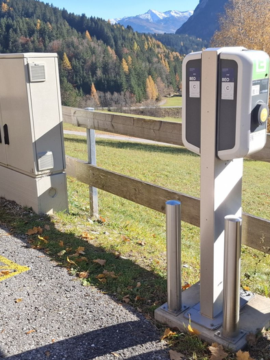 E-filling station at the Kulmhof in Tauplitz | © TVB Ausseerland Salzkammergut/Raunigg