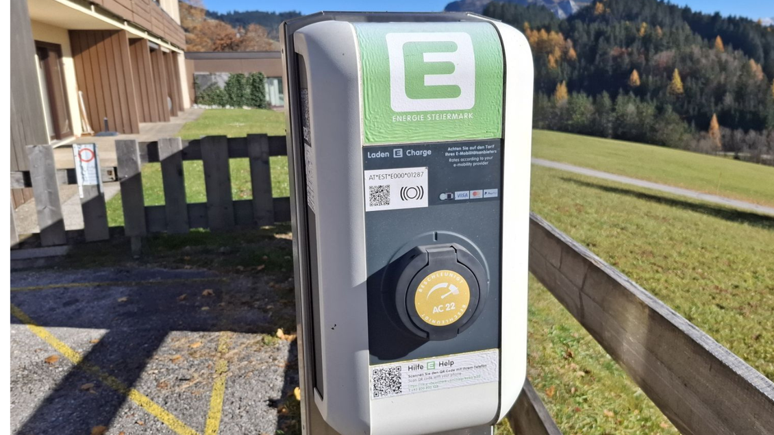 E-Ladestation, Kulmhof, Tauplitz | © TVB Ausseerland Salzkammergut/Raunigg