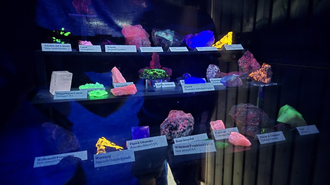 Mineralienmuseum fluoreszierende Minerale | © Tourismusverband Murau