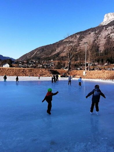 Eislaufplatz, Altaussee, Brunnerplatz | © René Haselnus