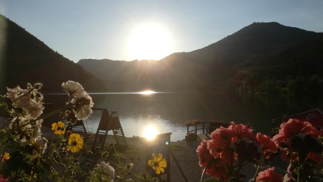 Sonnenuntergang am Erlaufsee | © TV Hochsteiermark