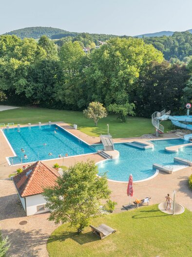 Pöllau adventure pool_Aerial view_Eastern Styria