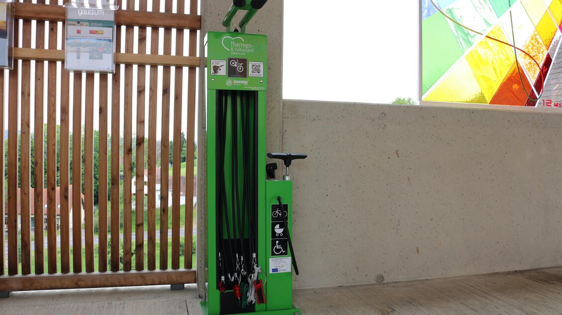 Fahrradreparatur-Station | © Thermen- & Vulkanland