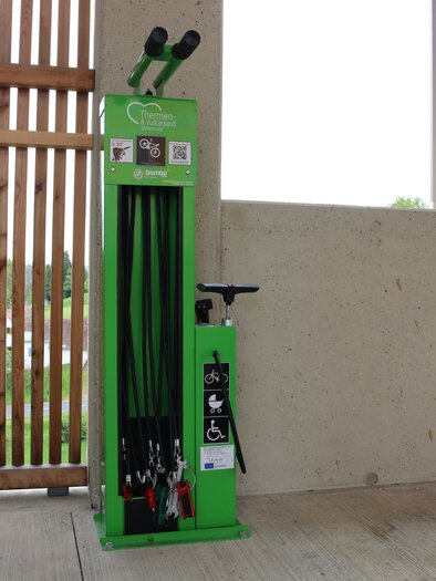 Fahrradreparatur-Station | © Thermen- & Vulkanland