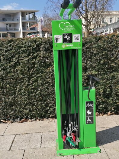 Fahrradreparaturstation in Bad Gleichenberg | © Thermen- & Vulkanland