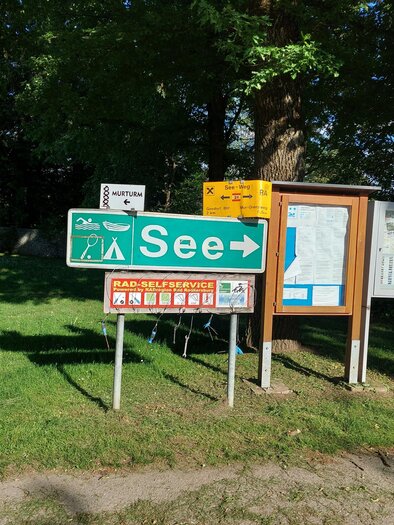 Radservice Station am Röcksee | © TV Thermen- & Vulkanland