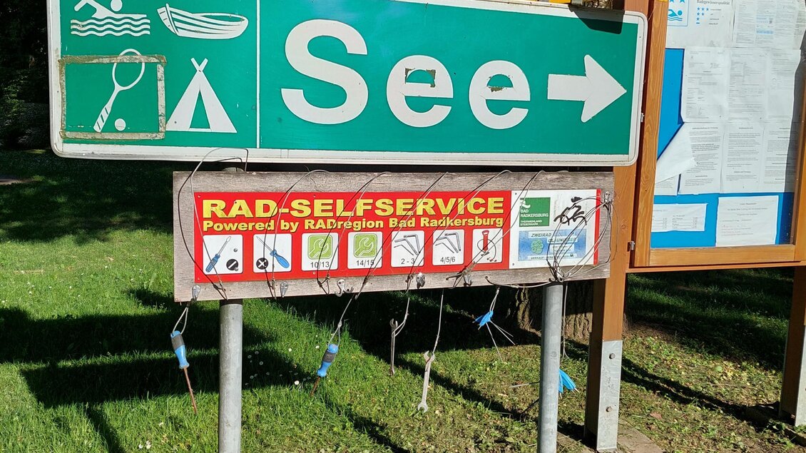 Radservice Station am RöckseeII | © TV Thermen- & Vulkanland