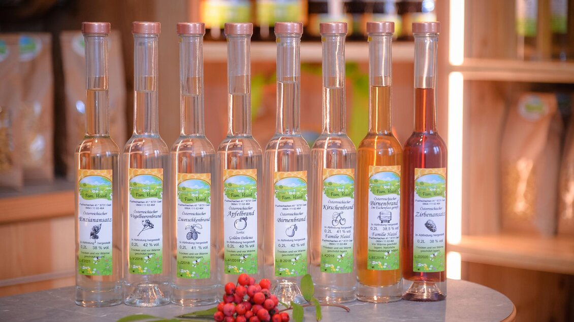 Haissl-Schnäpse-Murtal-Steiermark | © Familie Haissl