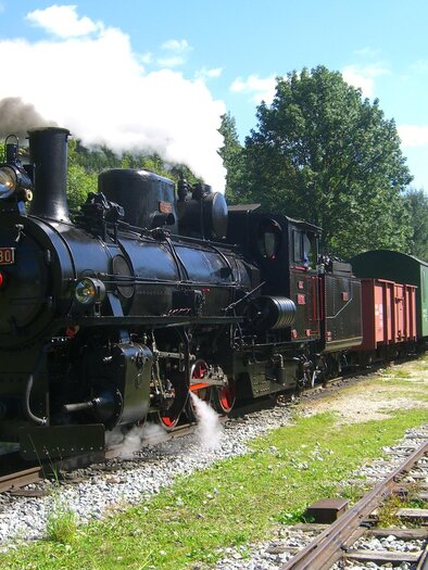 Feistritztalbahn_Zug am Bahnhof_Oststeiermark | © Feistritztalbahn