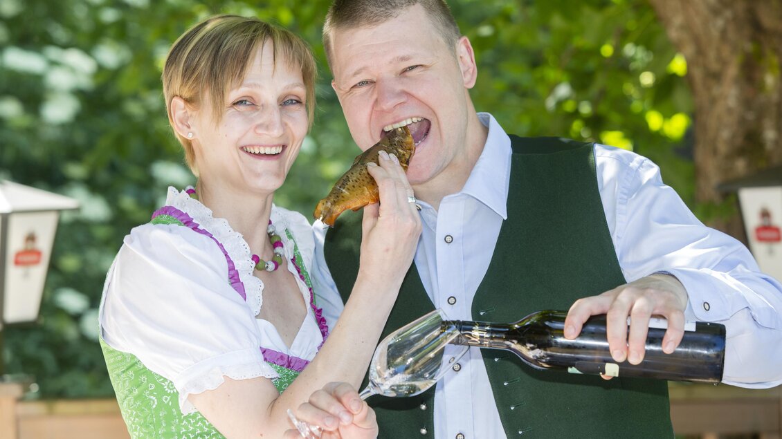 Forellenhof Joglland_Erich und Sonja_Oststeiermark | © Forellenhof Joglland