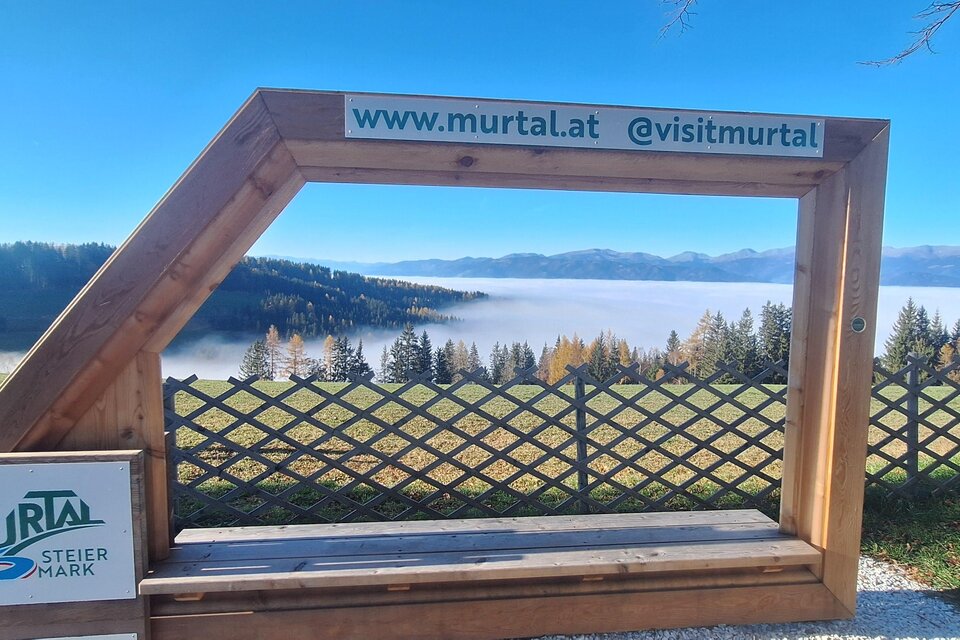 Fotospot Murtalframe Gaberl - Impression #1 | © Erlebnisregion Murtal