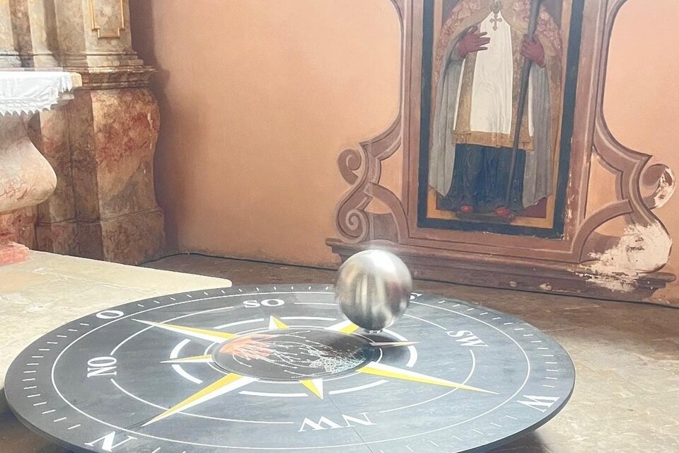 Foucault pendulum in the curch Pöllau - Impression #1 | © Tourismusverband Oststeiermark