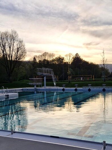 Neues Freibad - Abendstimmung | © TV Südsteiermark - Irene Löschnig