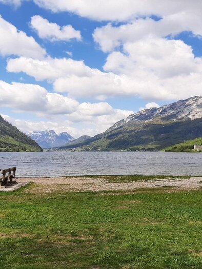 Freizeitzentrum Gössl, Grundlsee,Seeblick von Gößl | © Steinegger
