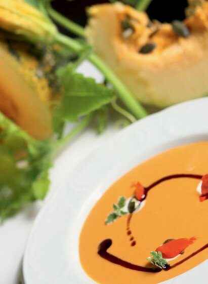 Pumpkin soup | © Graz Tourismus-Harry Schiffer