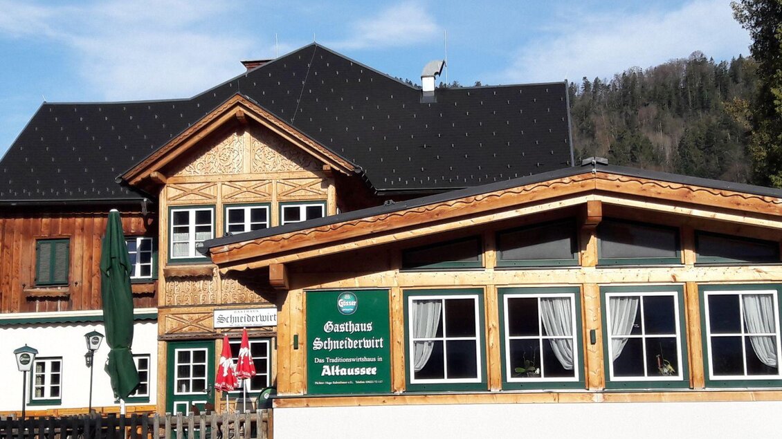 Schneiderwirt, Altaussee, Hausansicht | © Petra Kirchschlager