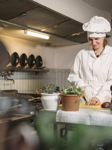 Küchenchefin Martina | © Stefan Leitner | © Stefan Leitner