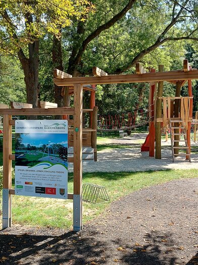 Eingang Generationenpark Bad Gleichenberg | © Sonnenhaus Grandl | Barbara Neumeister | © Sonnenhaus Grandl