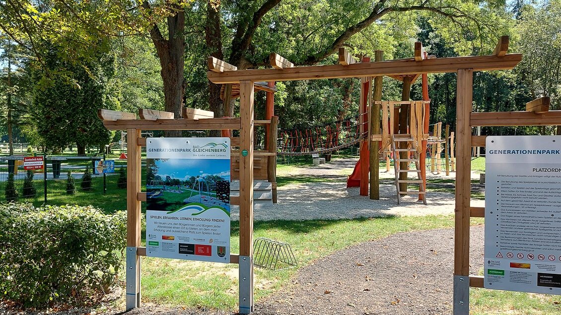Eingang Generationenpark Bad Gleichenberg | © Sonnenhaus Grandl