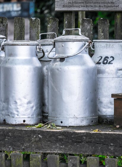 GrünalmMilch-Milchkannen-Murtal-Steiermark | Pixabay | © Pixabay