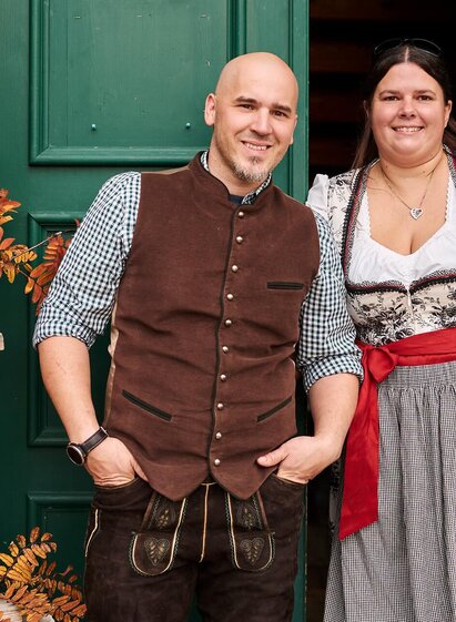 Christina und Philipp auf der Grabneralm / Gesäuse | © Stefan Leitner | Stefan Leitner
