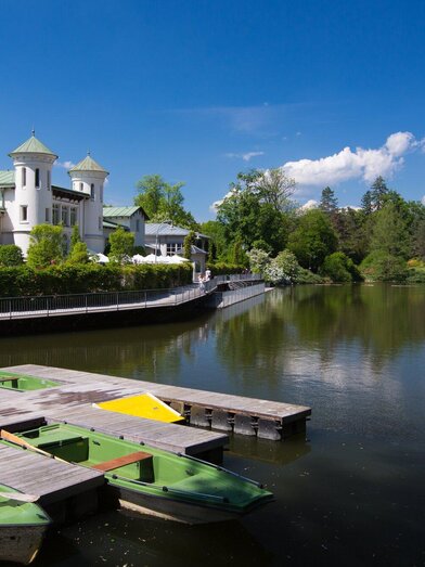Hilmteich mit Bootssteg | © Graz Tourismus-Harry Schiffer | © Graz Tourismus-Harry Schiffer