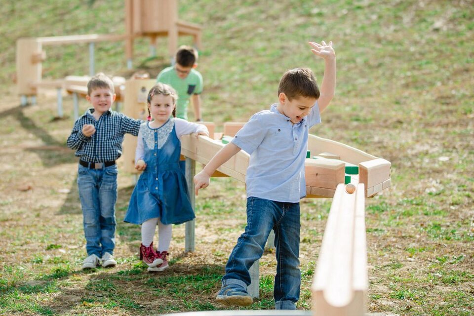 Holzkugelbahn Ratscher Landhaus - Impression #1 | © Karin Bergmann