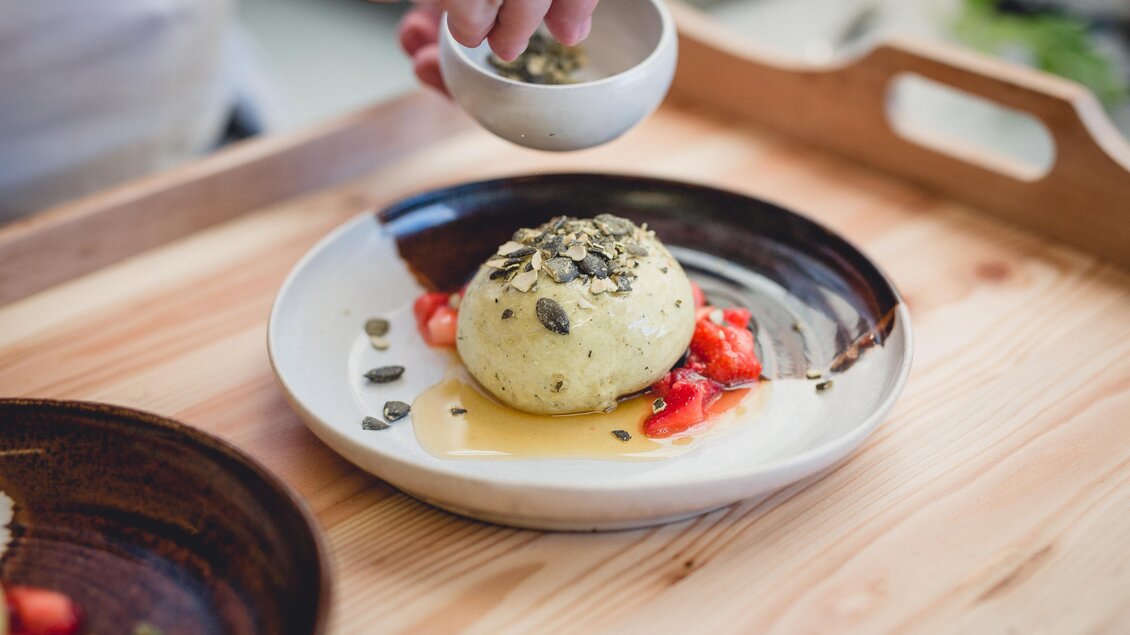 Steirische Kürbisgermknödel | © TV Hochsteiermark, nicoleseiser.at