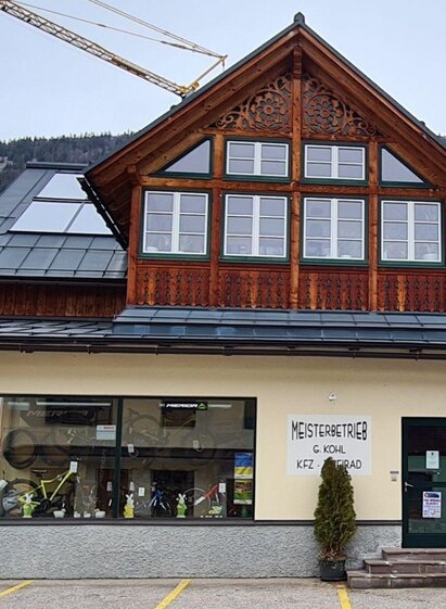 Fahrradverleih Kohl Eingang | Stephanie Bor | © Stephanie Bor