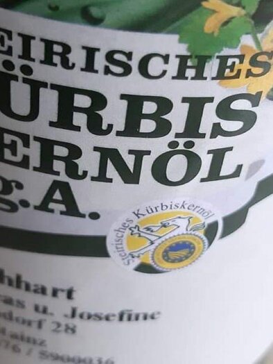 Kürbiskernöl von Weichhart | © Weichhart