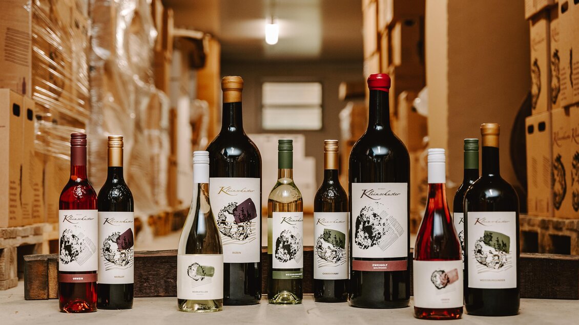 große Auswahl | © Weingut Kleinschuster