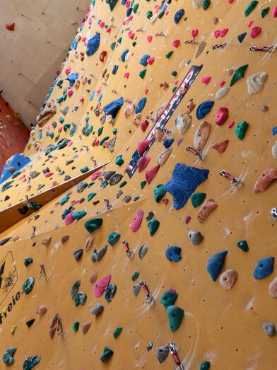 HauptwandAV-Detail1 | © Team Kletterhalle | Kletterhalle Fürstenfeld | © Team Kletterhalle