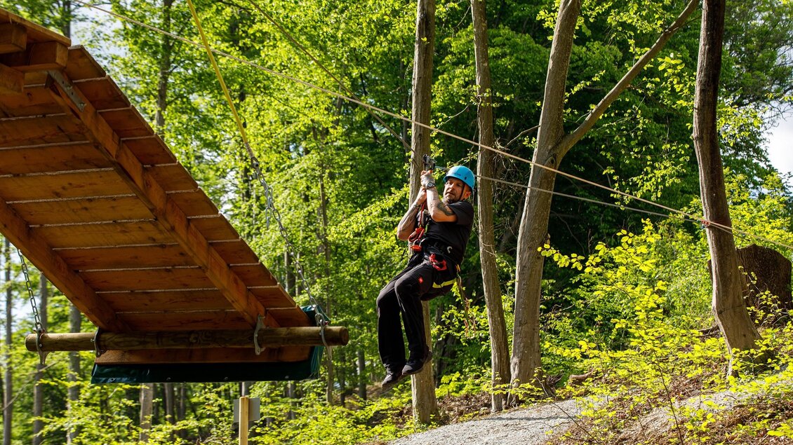Kletterpark  Lipikrax Köflach, Flying Fox