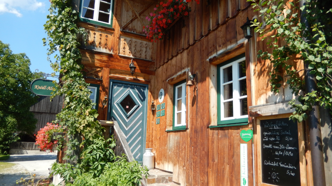 Knödl-Alm, Bad Mitterndorf, Eingang | © Knödl-Alm
