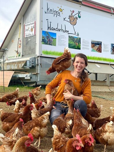 Wanderhuhn | © Knippihof