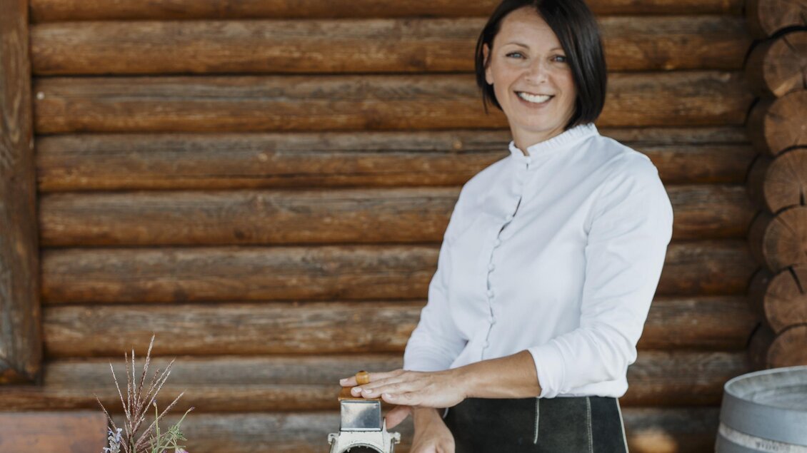 Christina beim Fedlkoch