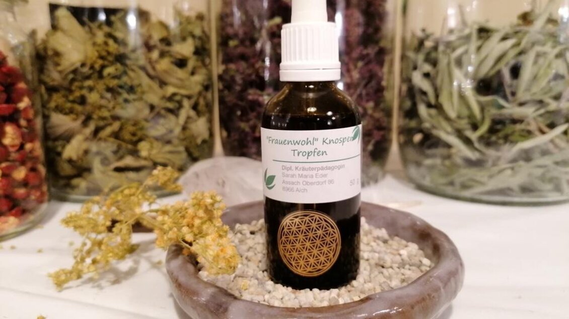 "Frauenwohl" Knospen Tropfen | © Sarah Eder &amp; Laura Warter