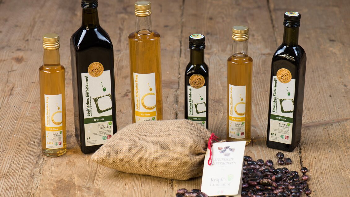 Kröpfl's Lindenhof_Sortiment_Oststeiermark | © Kröpfl's Lindenhof