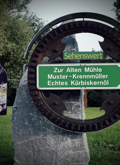 Krennmühle Schild | © Elke Elisabeth Muster | Elke Elisabeth Muster | © Elke Elisabeth Muster