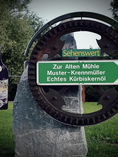 Krennmühle Schild | © Elke Elisabeth Muster
