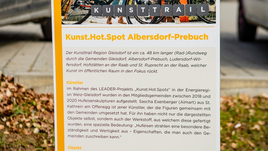 K.H.S.Albersdorf_Tafel_Oststeiermark | © Tourismusverband Oststeiermark