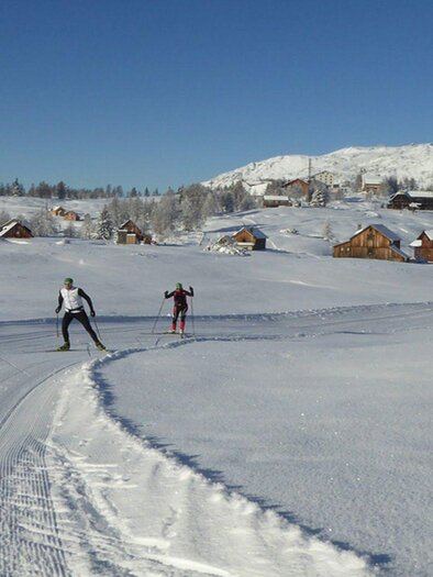 Cross country skiing on the Tauplitzalm | © TVB Ausseerland Salzkammergut/Fuchs