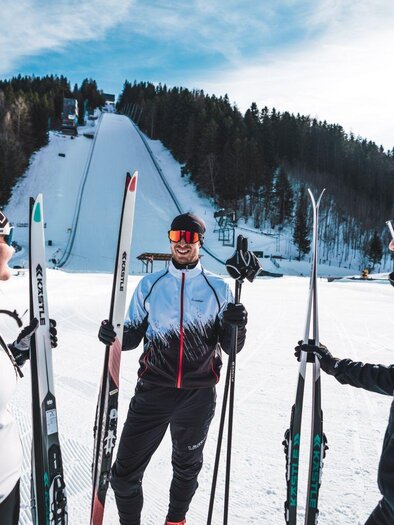 Cross-country skiing center at the Kulm in Tauplitz