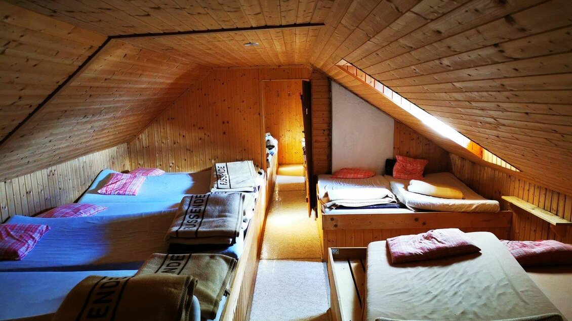 Schlafmöglichkeit in der Leobner Hütte | © TV ERZBERG LEOBEN