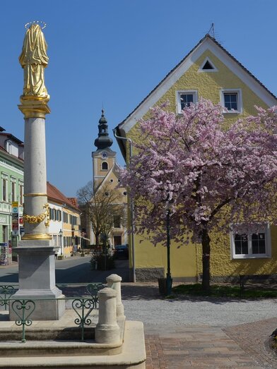 Mariensäule im Frühling | © Lederer Josef | TVB Bad Waltersdorf | © Lederer Josef
